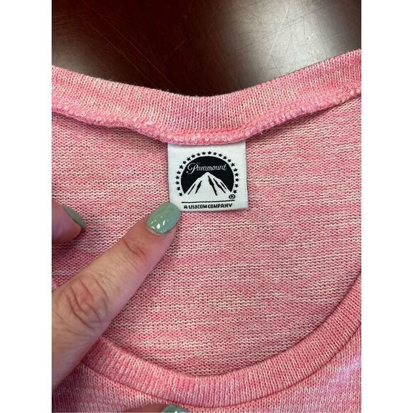 Mean Girls On Wednesdays We Wear Pink Sweater Vest sz M EUC - Picture 3 of 7